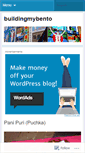 Mobile Screenshot of buildingmybento.com